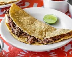 Quesadilla de Bistec de Maíz