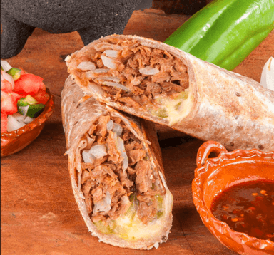 Burrito de Asada y longaniza