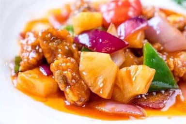 62. Carne de Cerdo en Salsa Agridulce