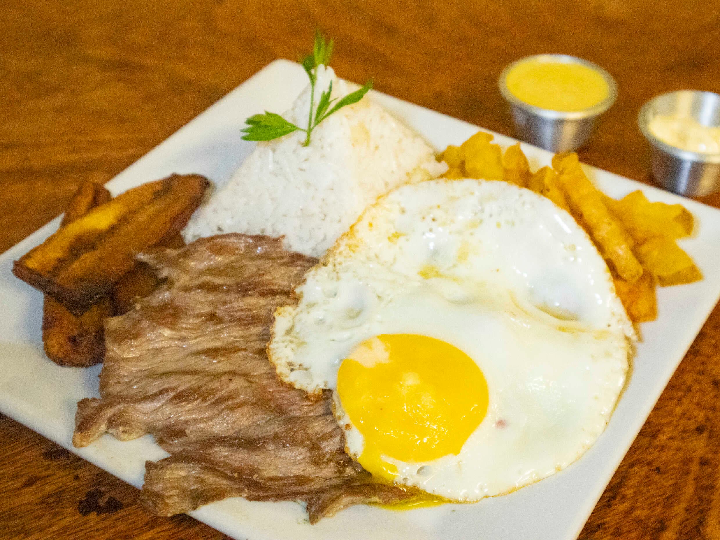 Bistec a lo Pobre