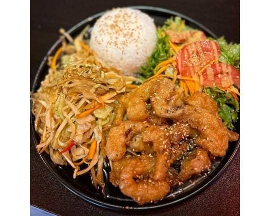 Teriyaki camarón