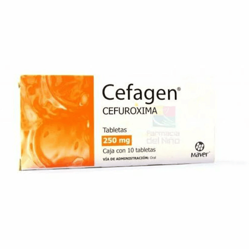 CEFUROXIMA 250 MG. TAB C/10 (CEFAGEN) *A