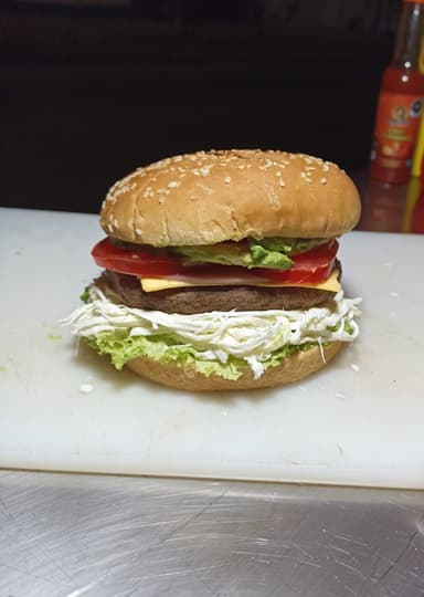 Hamburguesa con Oaxaca