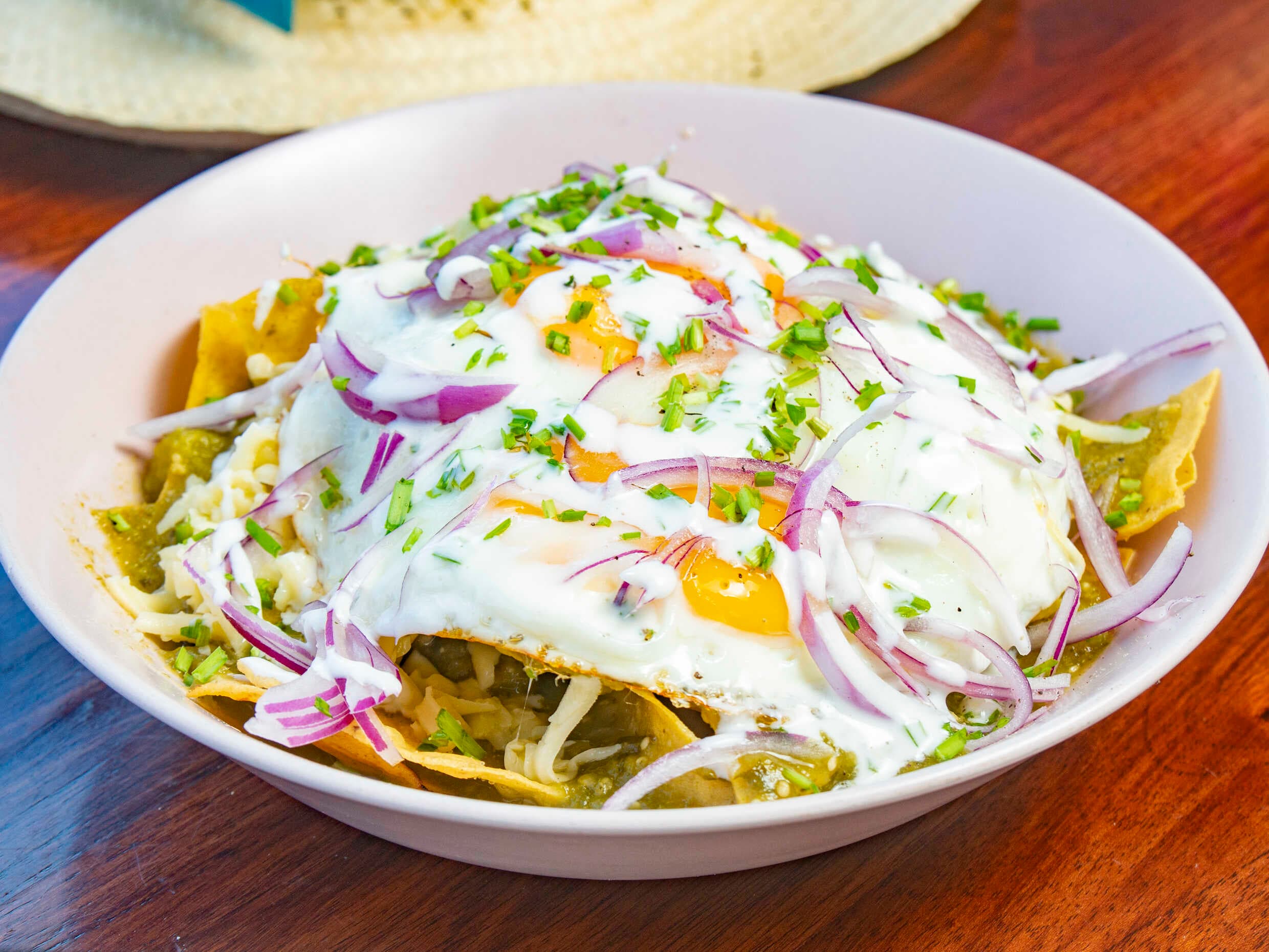 Chilaquiles Clásicos Huevo Rojos