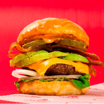 Hamburguesa Sweet Bacon y Aguacate 🥇