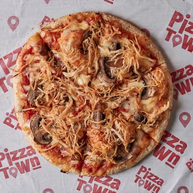 Pizza Pollo con Champiñones