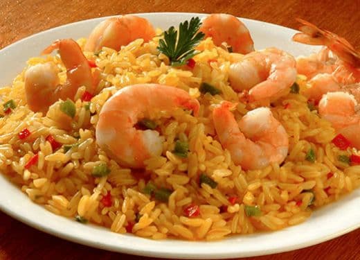 Entero Arroz con Camarones + Refresco del día