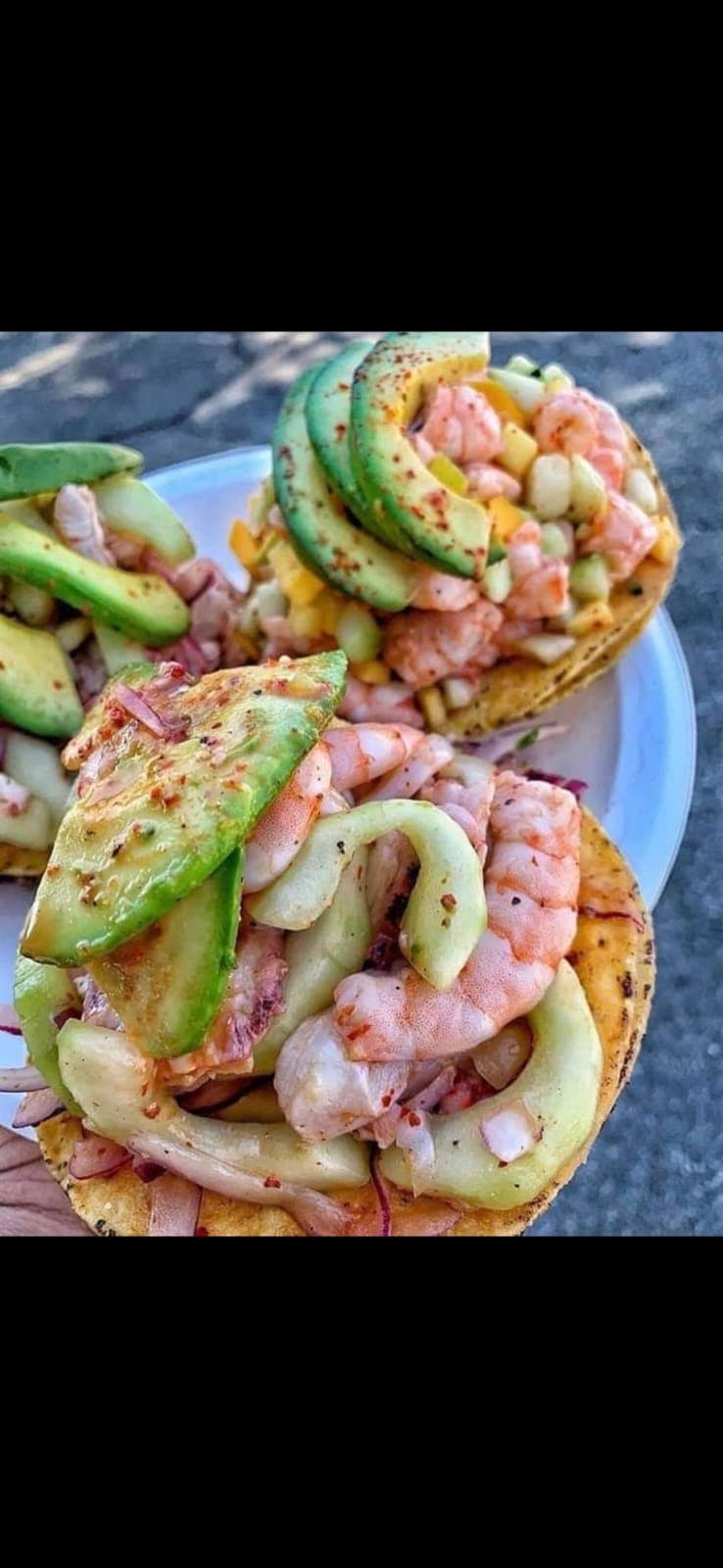 Tostada de Camarón