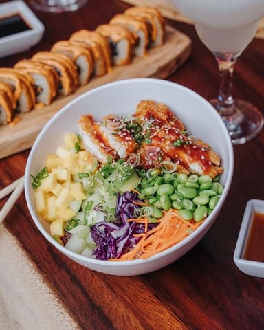 Poke Bowl de Pollito Chicken