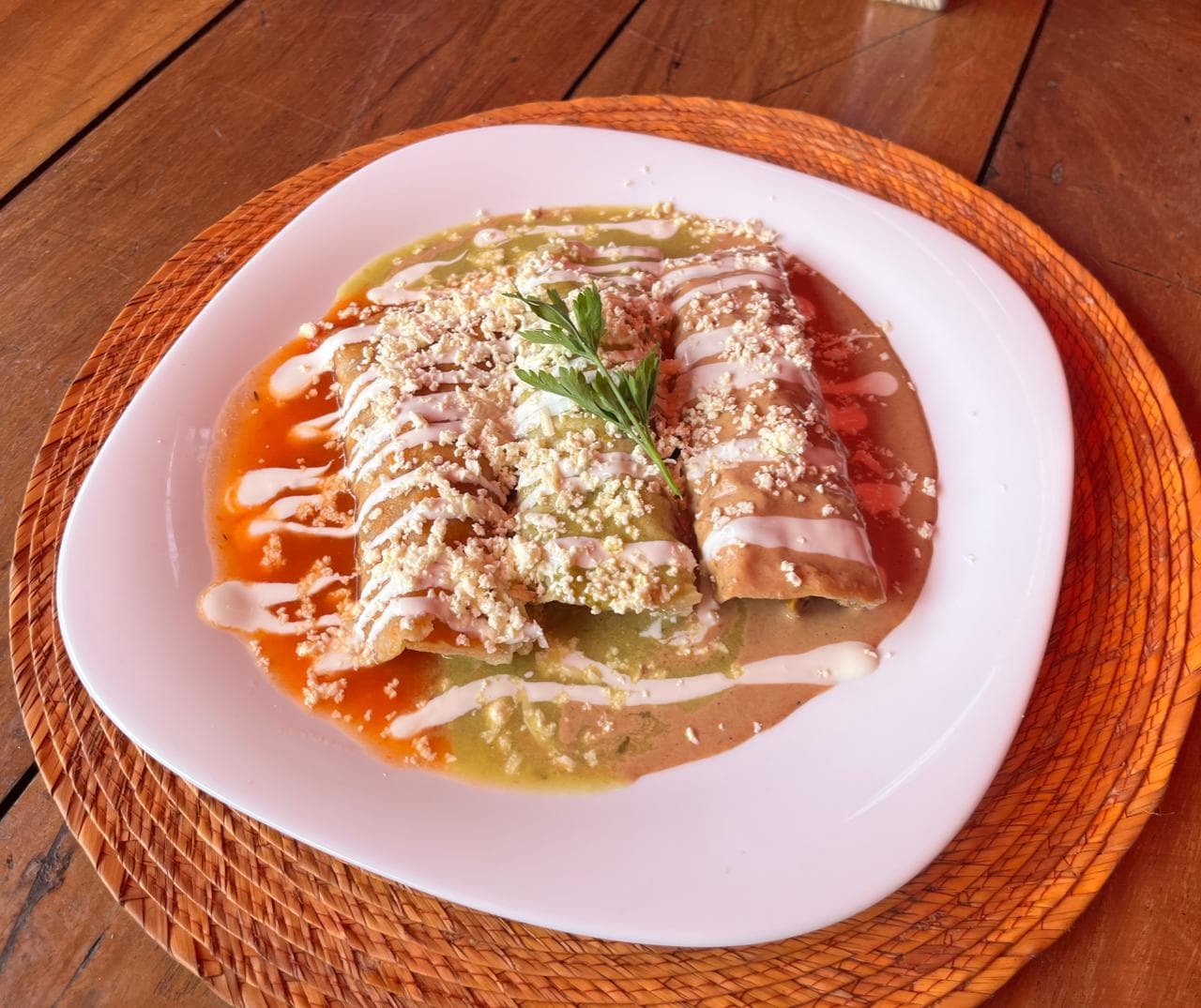 Combo 2 - Enchiladas Verdes