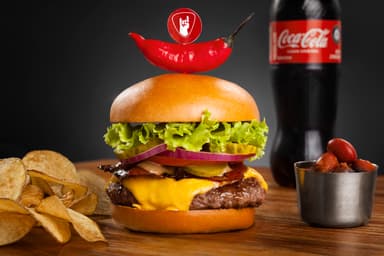 Combo Red Hot Chili Burger