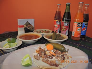Taco suave de carnitas