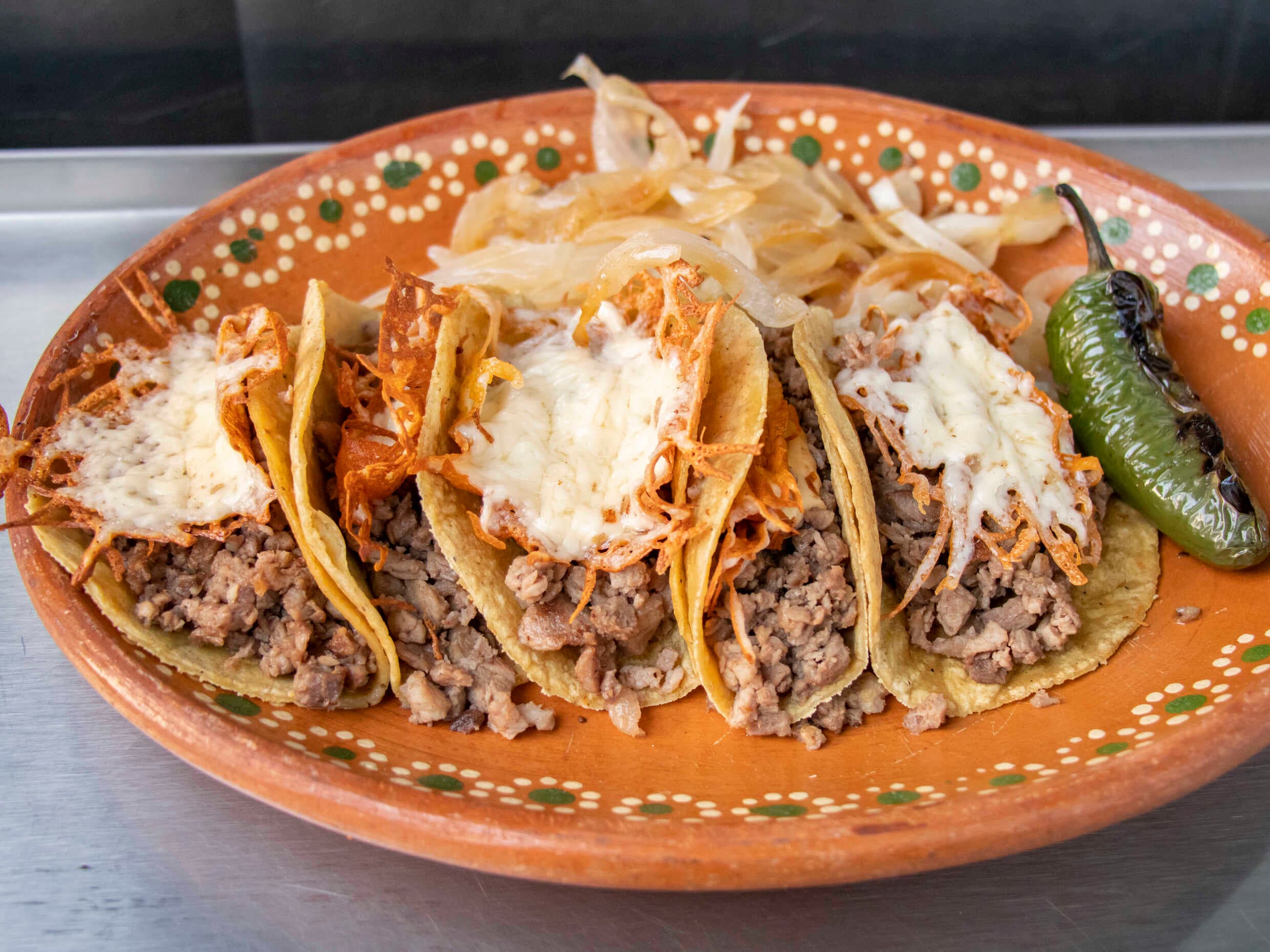 Orden de Asada con Queso