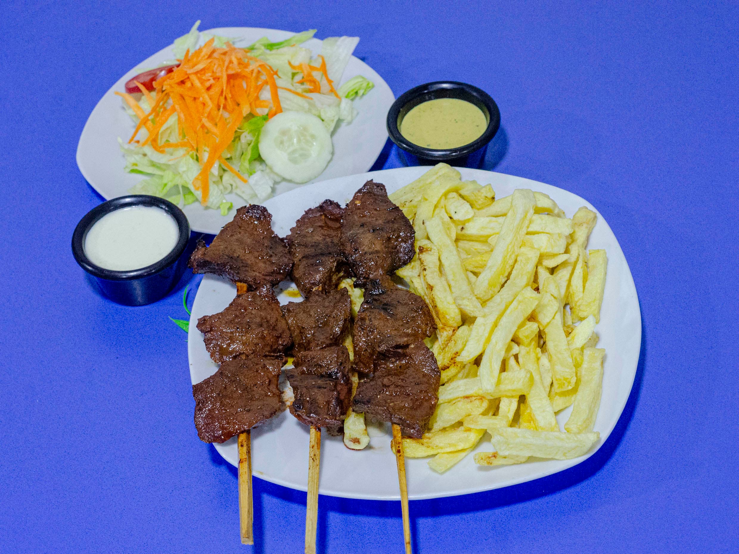 Anticuchos de Corazón de Res 3 uds