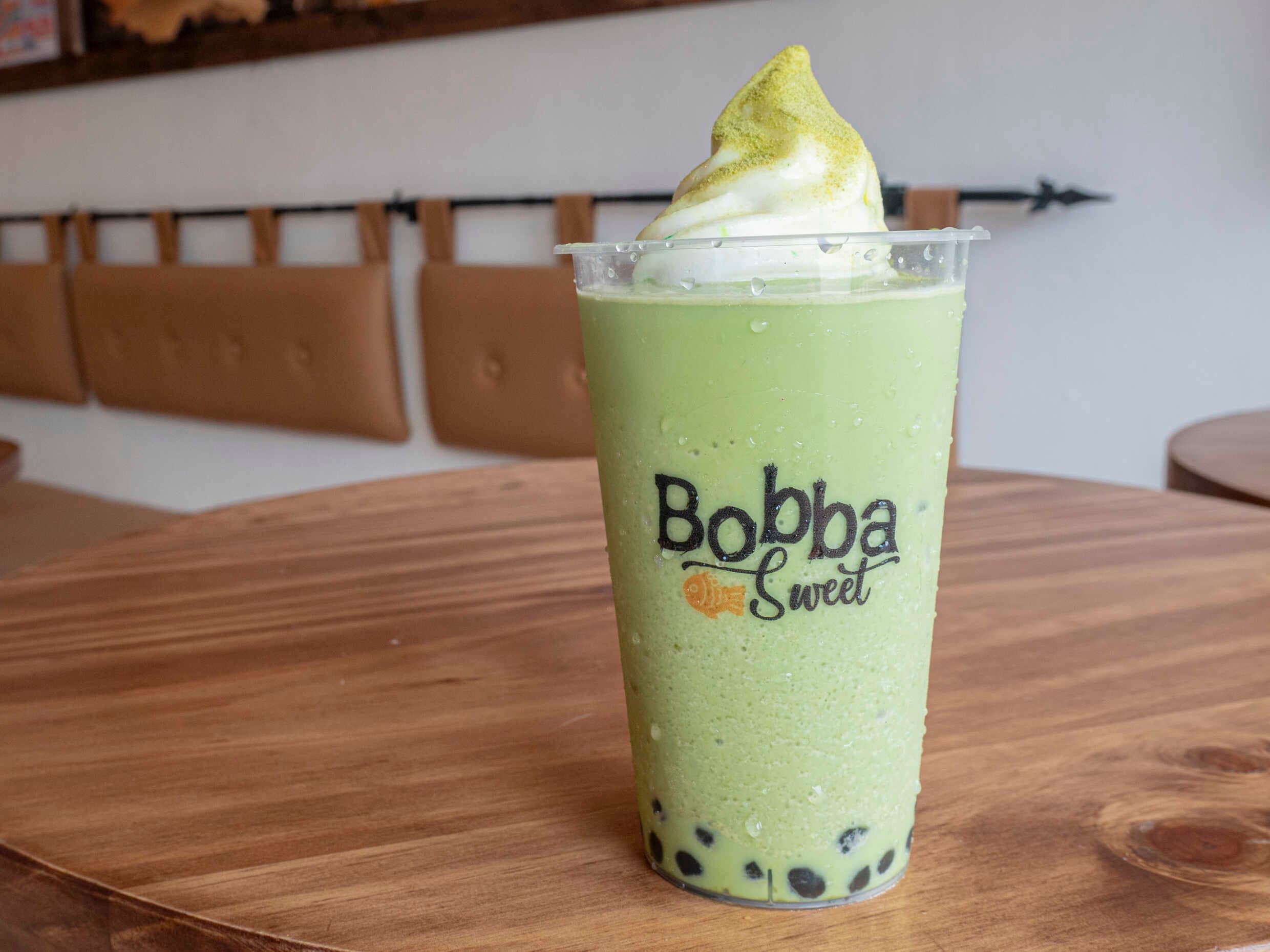 Frappé de Matcha con helado