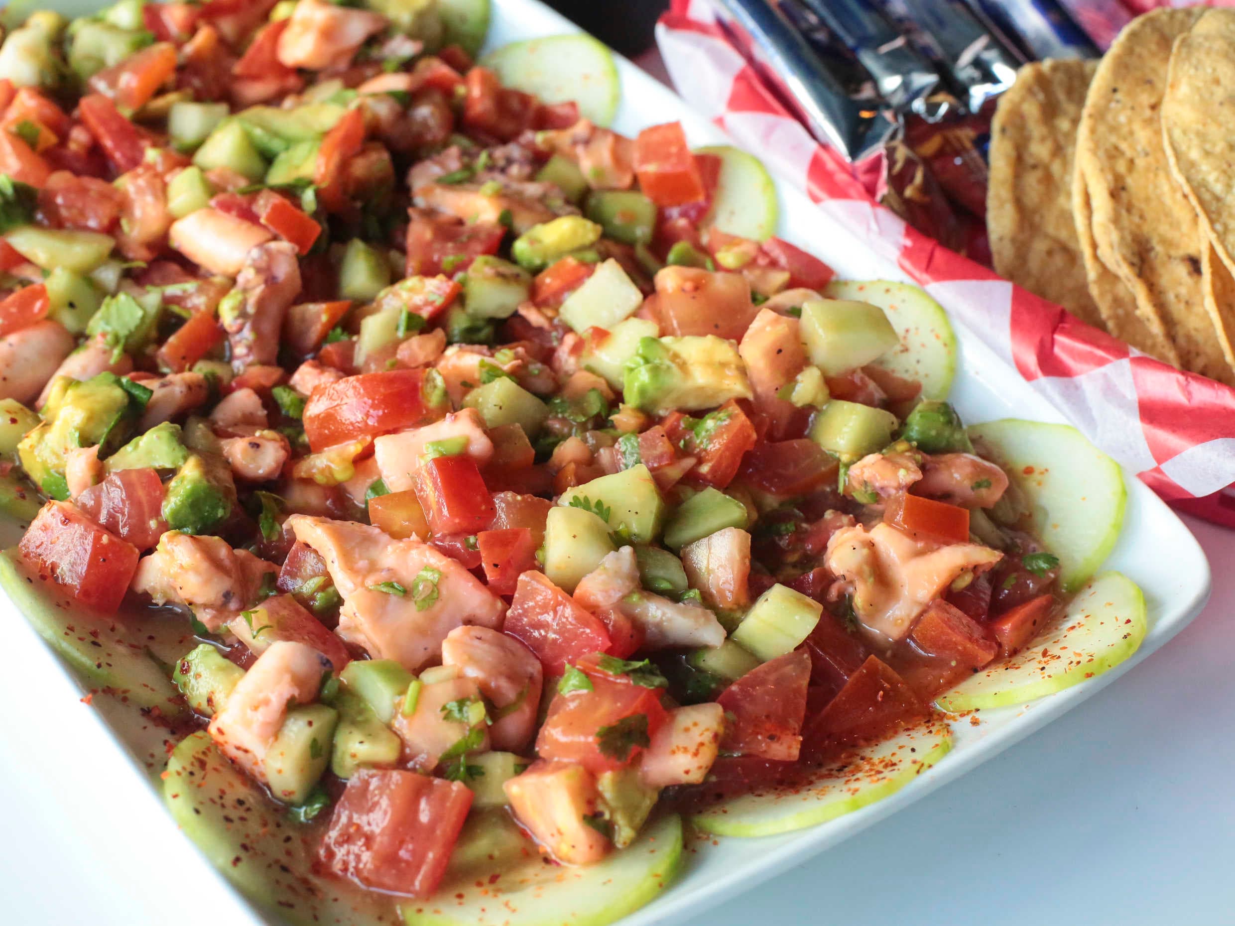 Ceviche de pulpo