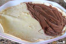 Crepa Chocolate Blanco y Nutella