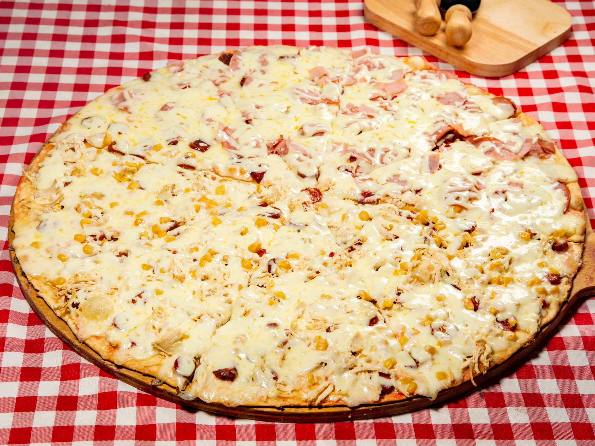 Pizza 3 Carnes Grande