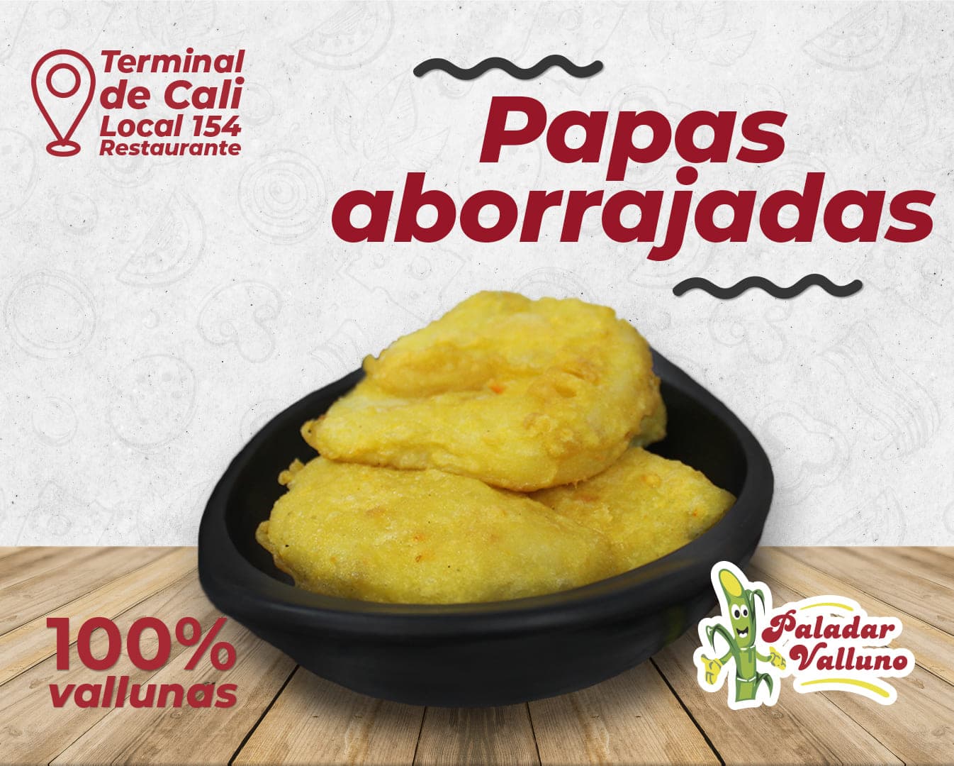 Papa Aborrajada