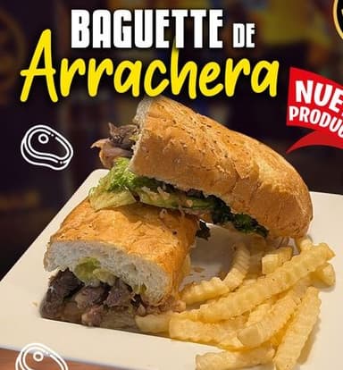 Baguette de arrachera