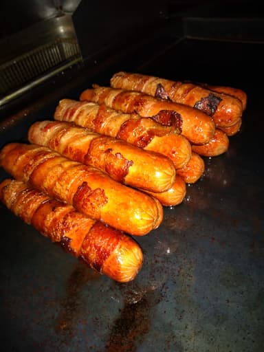Salchicha con Tocino