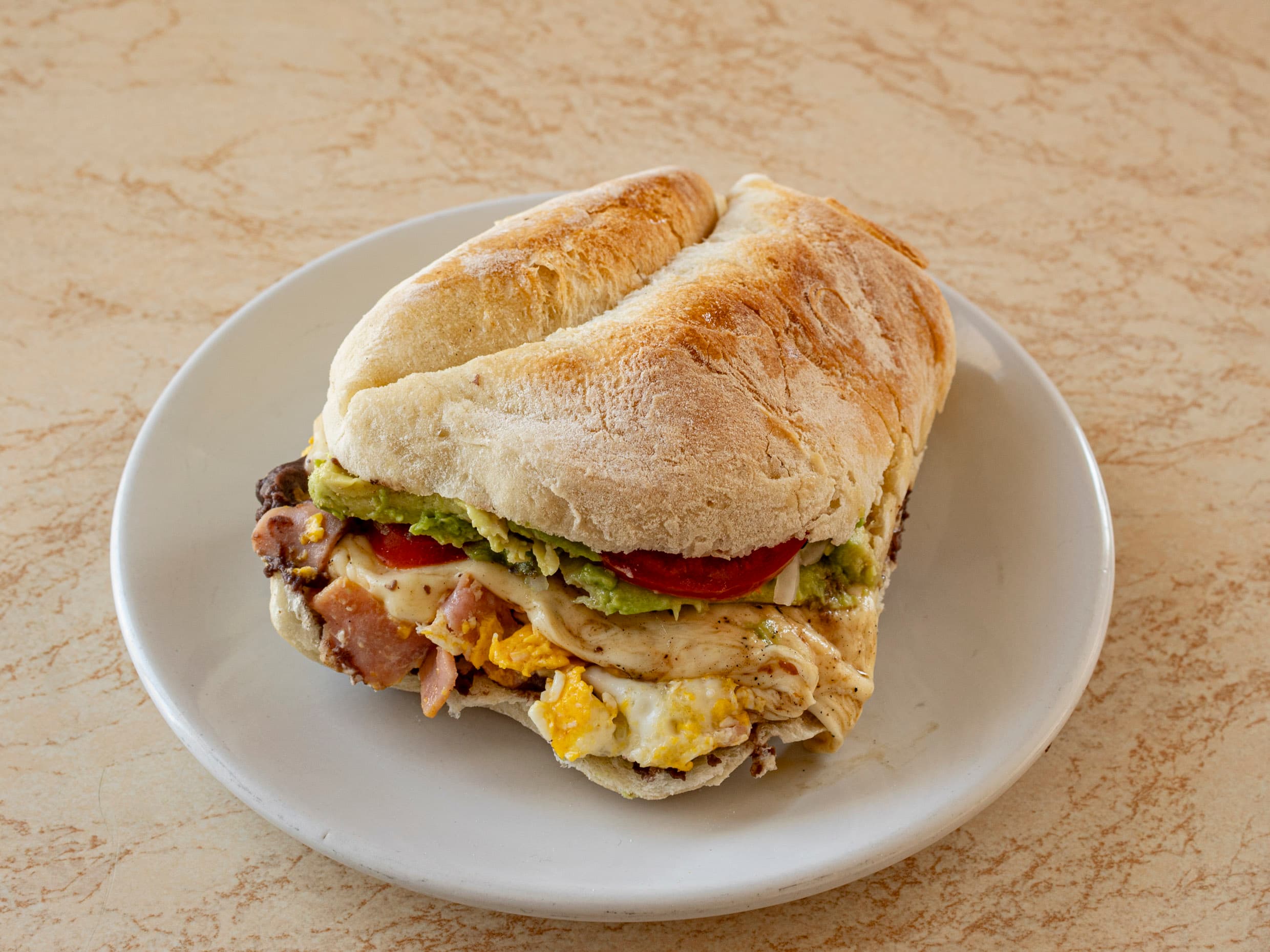 Torta de Huevo con Jamón
