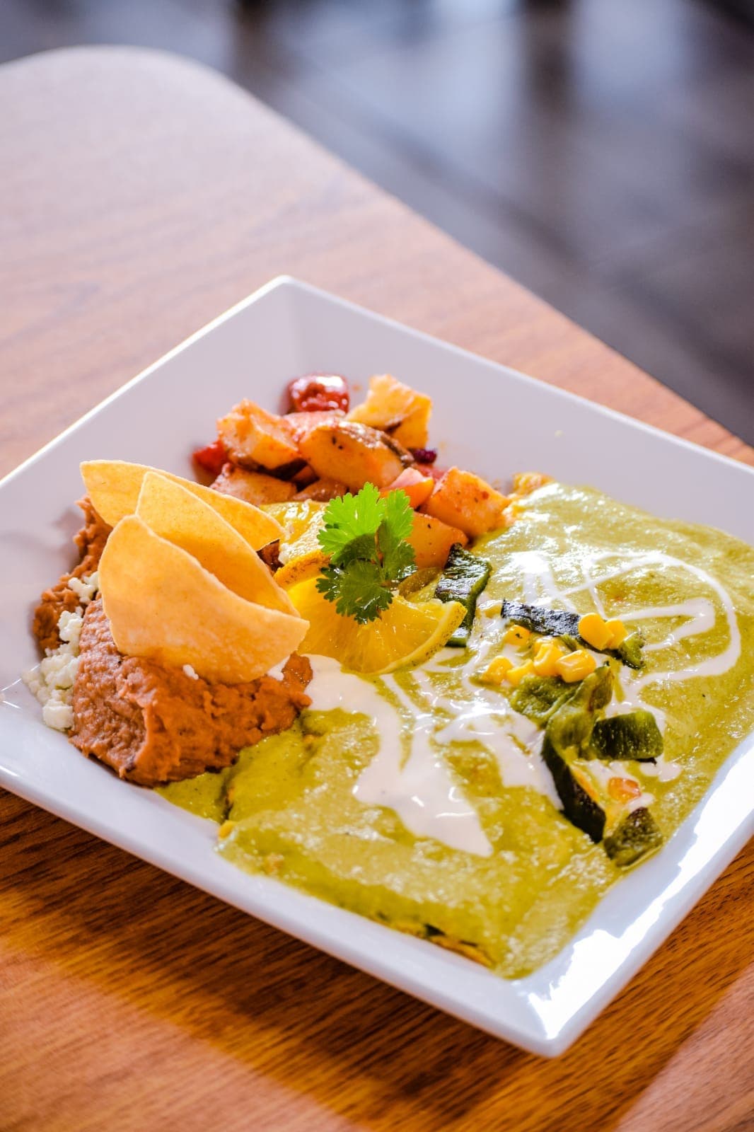 Omelette poblano