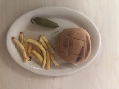 Hamburguesa con Papas