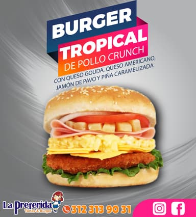 BURGER TROPICAL