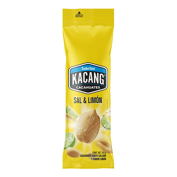 Cacahuates Kacang Sal Y Limón 63 Gr