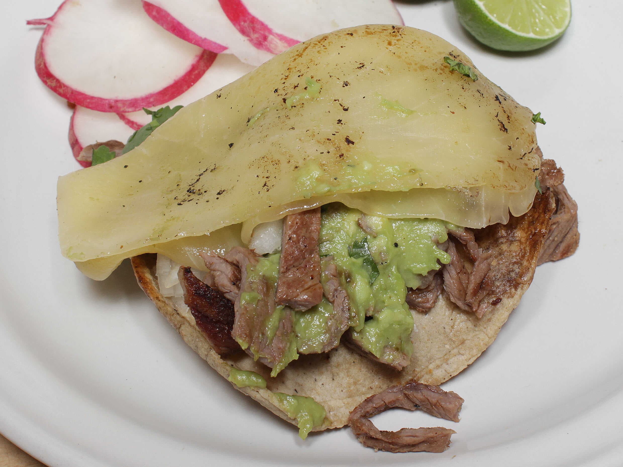 Taco Asada con Queso