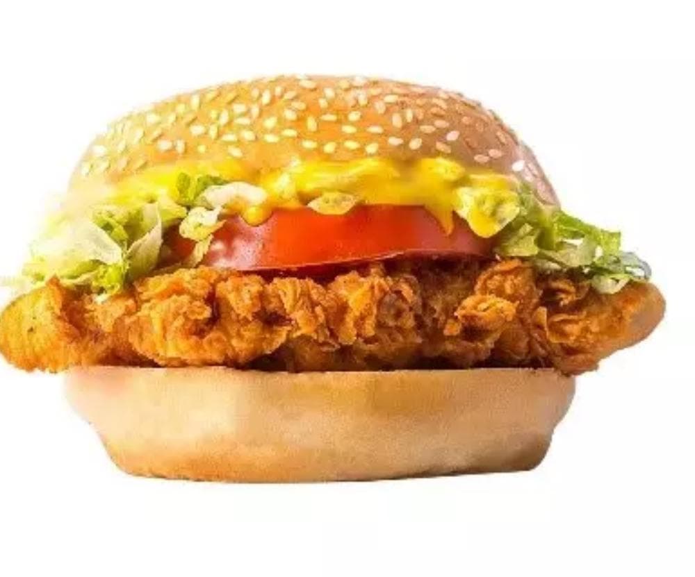 Hamburguesa de Pollo con Papas