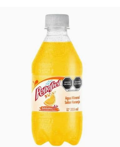 Agua Mineral Sabor Naranja 355 Ml.