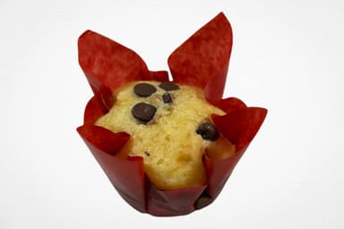 MUFFIN DE VAINILLA CON CHISPAS