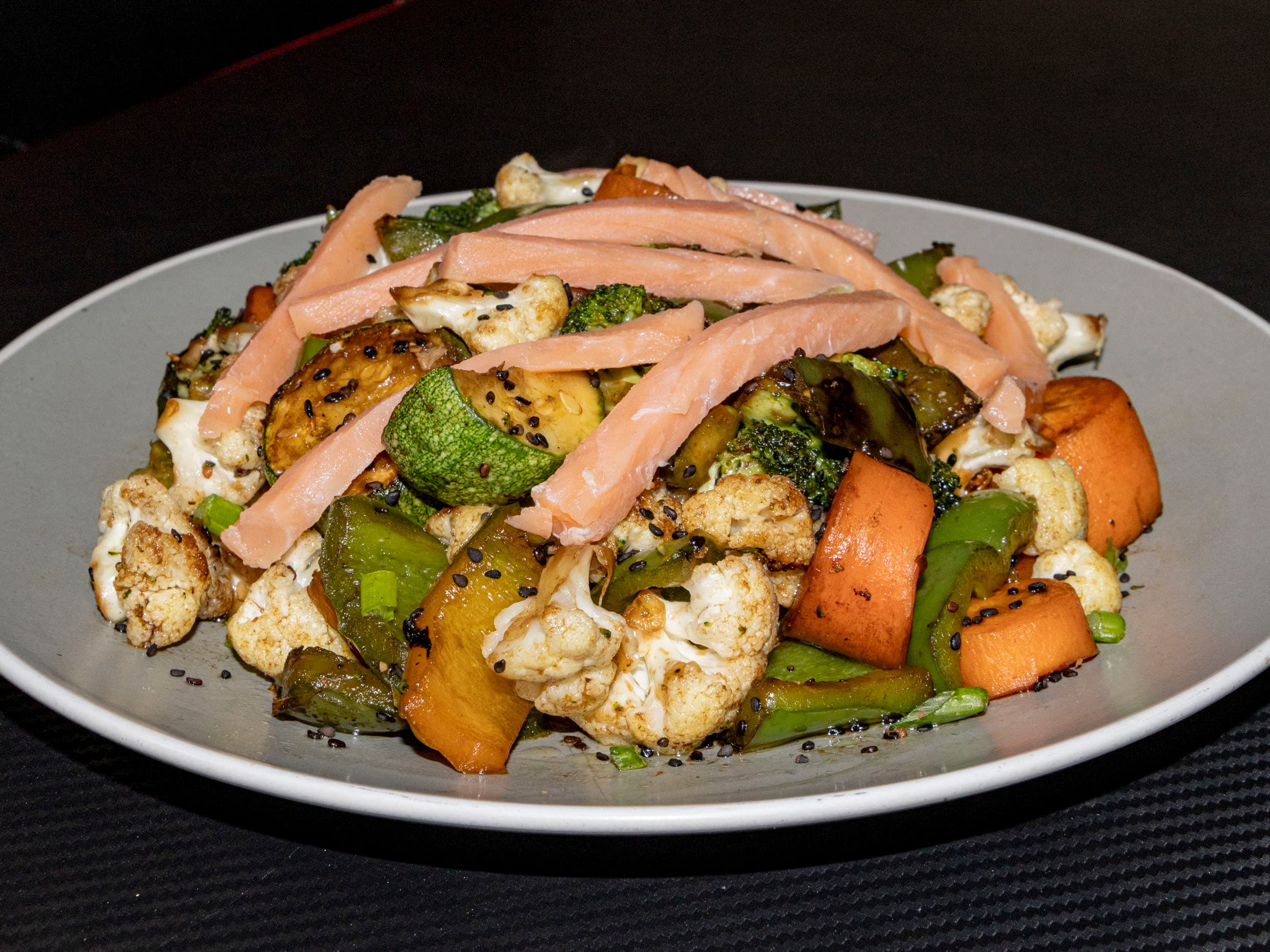 Teppanyaki Salmón