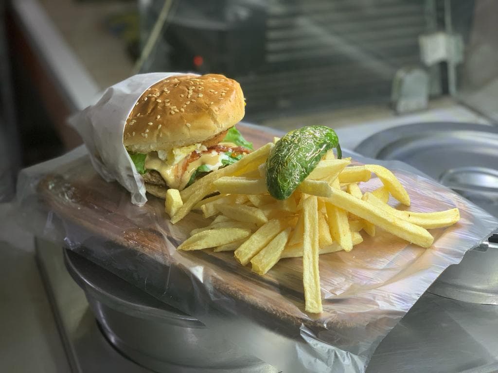Hamburguesa de Camarón