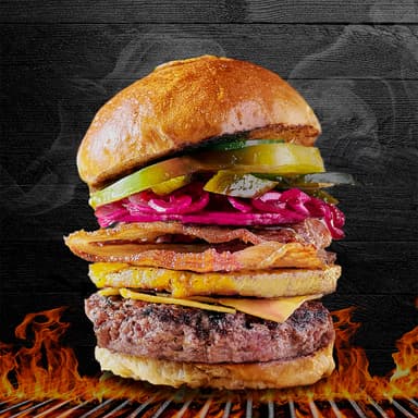 Hamburguesa La Gringa + Papas