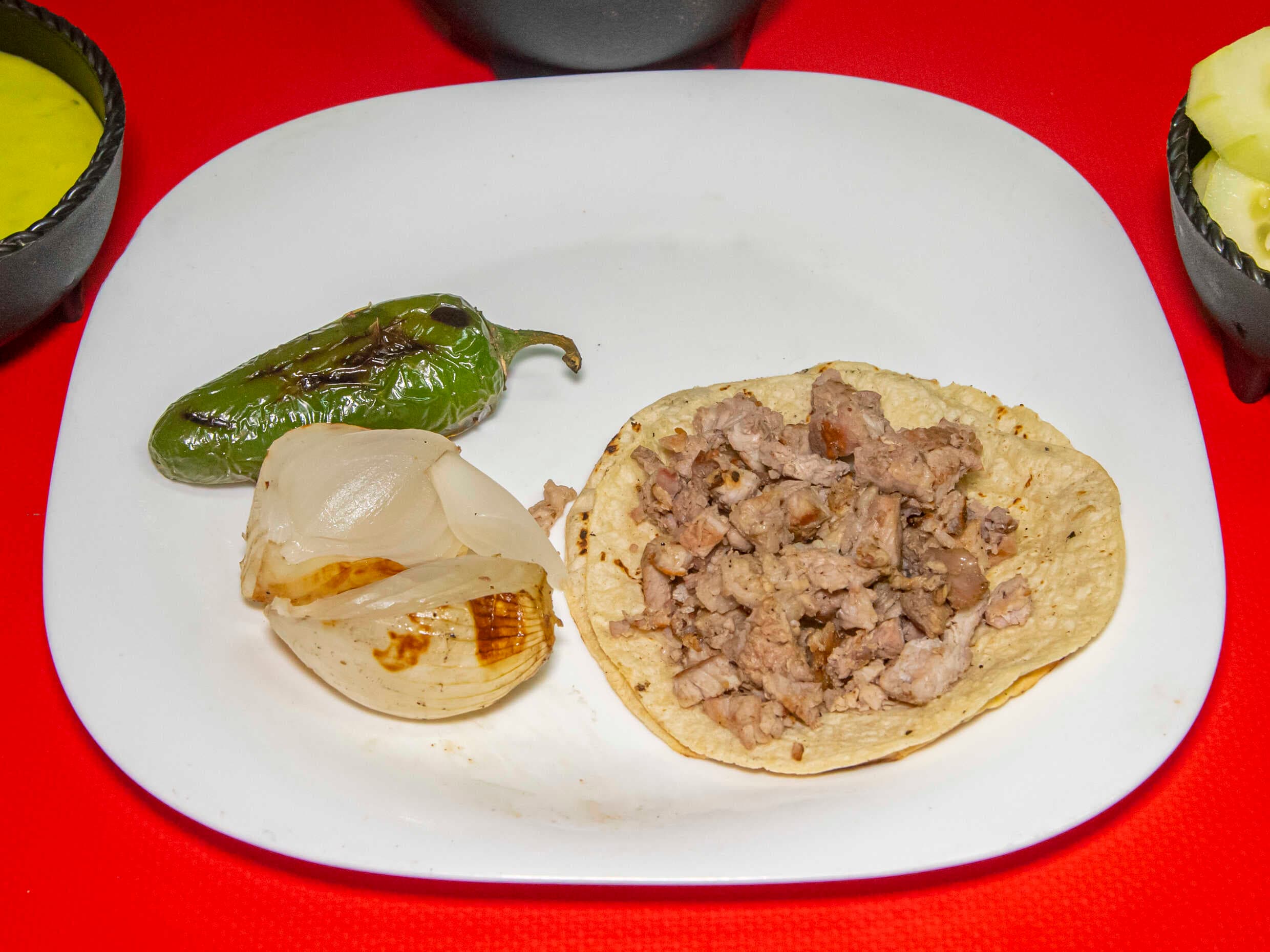 Taco de Maíz de Puerco