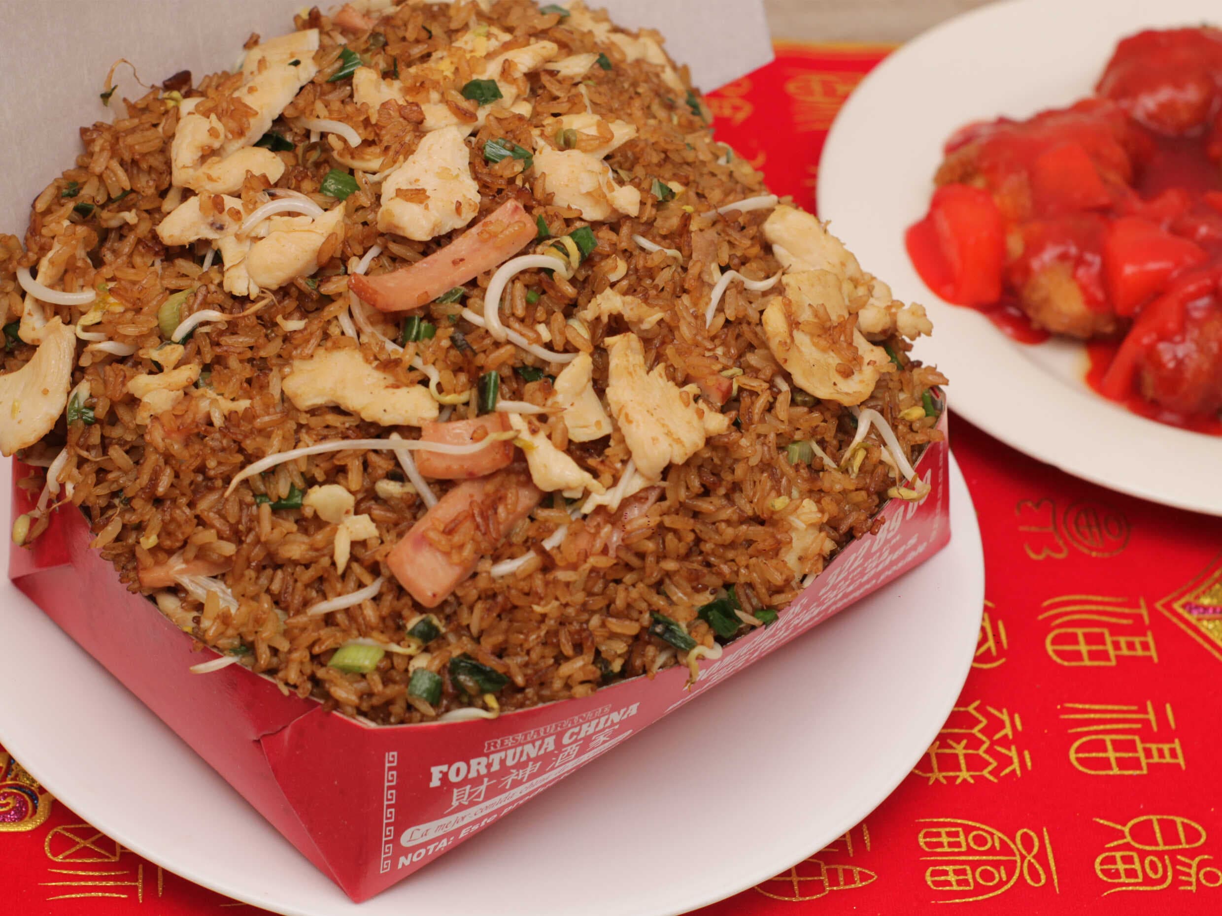 Combo-Arroz Especial + Pollo agridulce