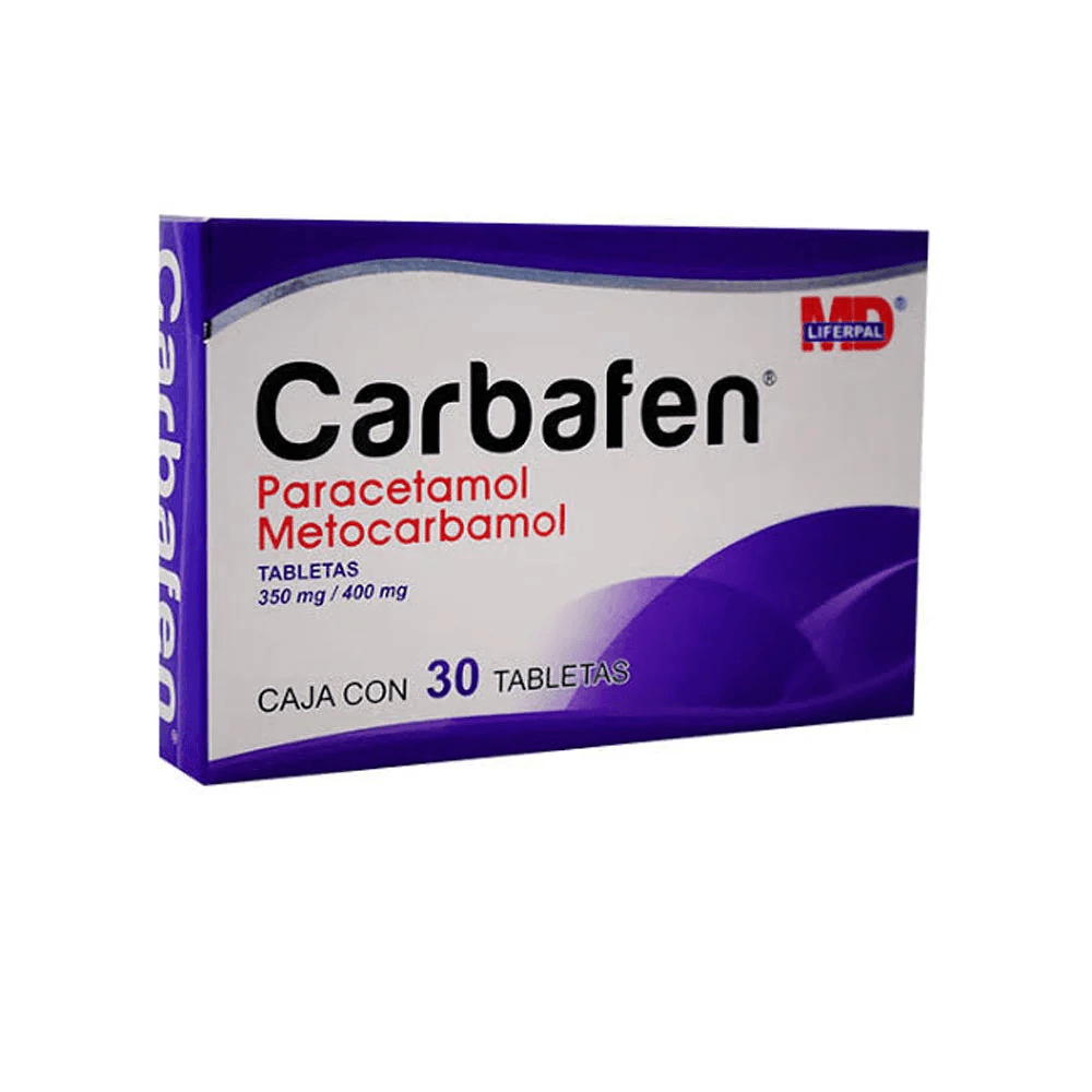 METOCARBAMOL-PARACETAMOL 400 MG./350 MG. TAB C/30 (CARBAFEN)