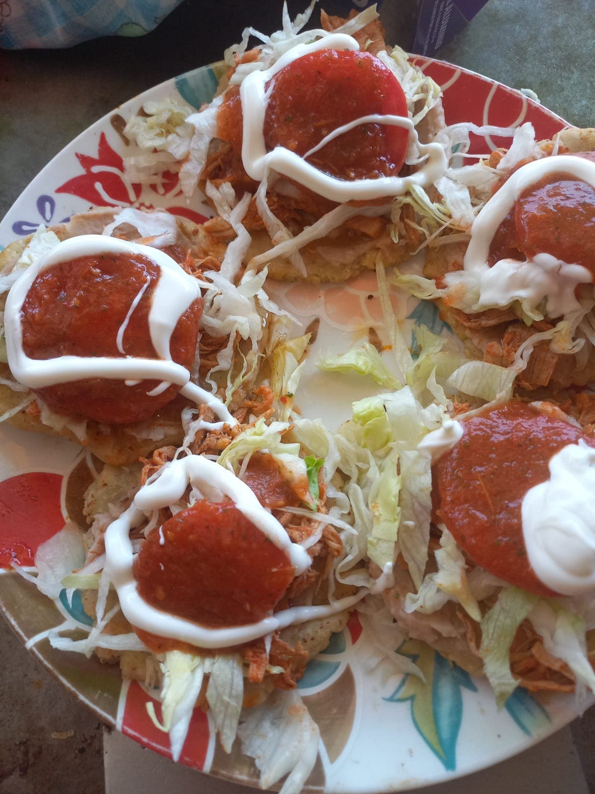 2 Ordenes de Sopes con Piernas