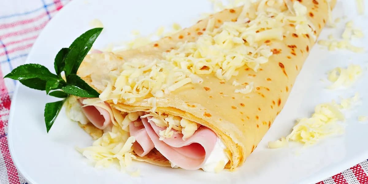 Crepa de Jamón y Queso