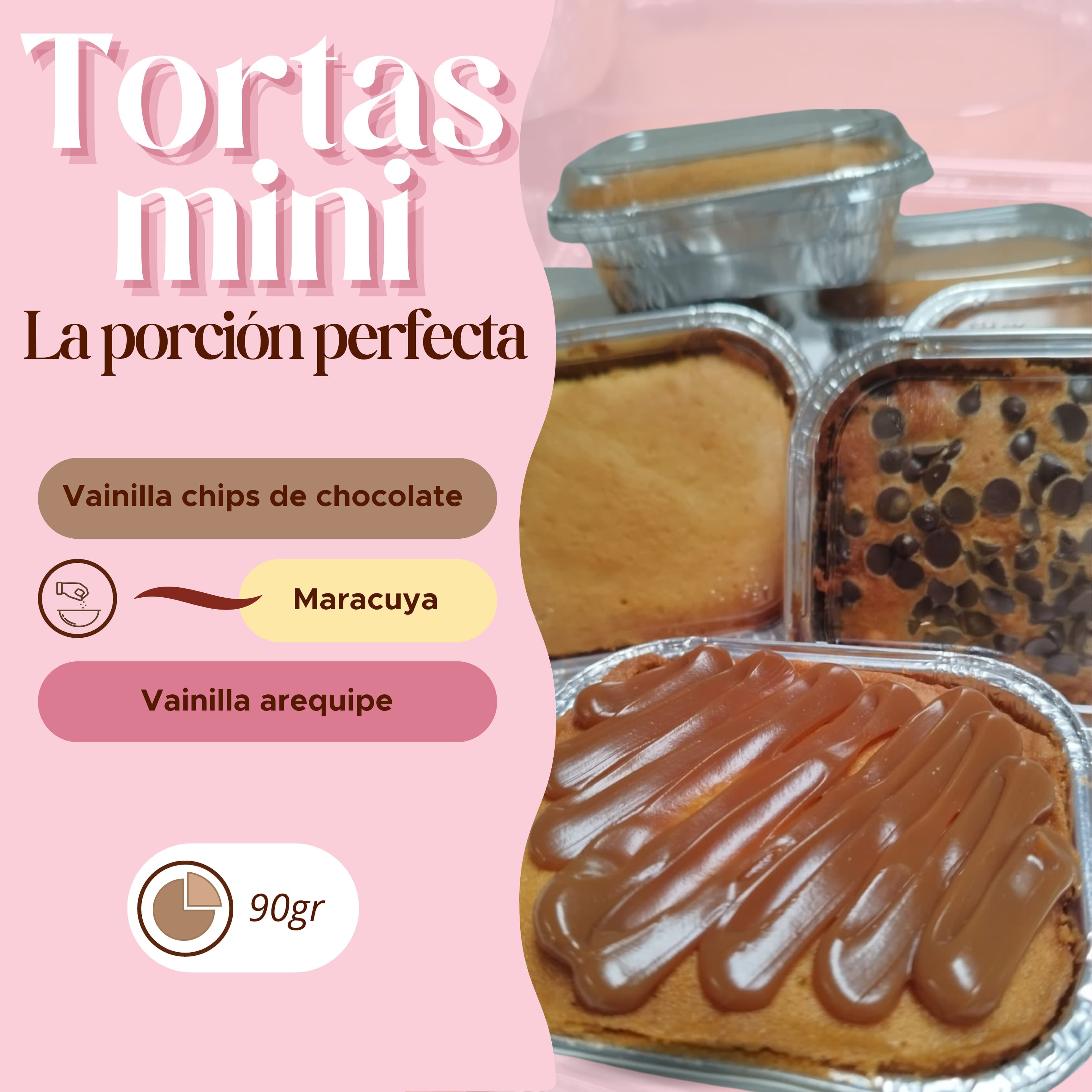 Torta mini × 1 porción
