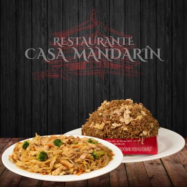 Combinado Arroz Chino y Chop Suey