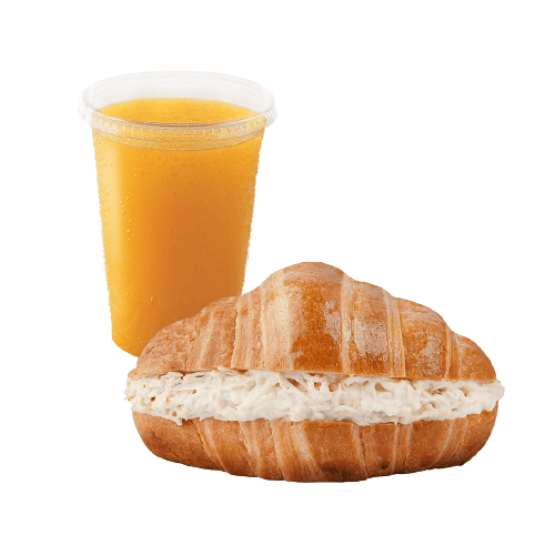 Croissant de Pollo y Bebida Dunkin'