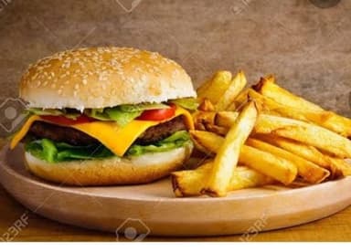 Hamburguesa con Papas