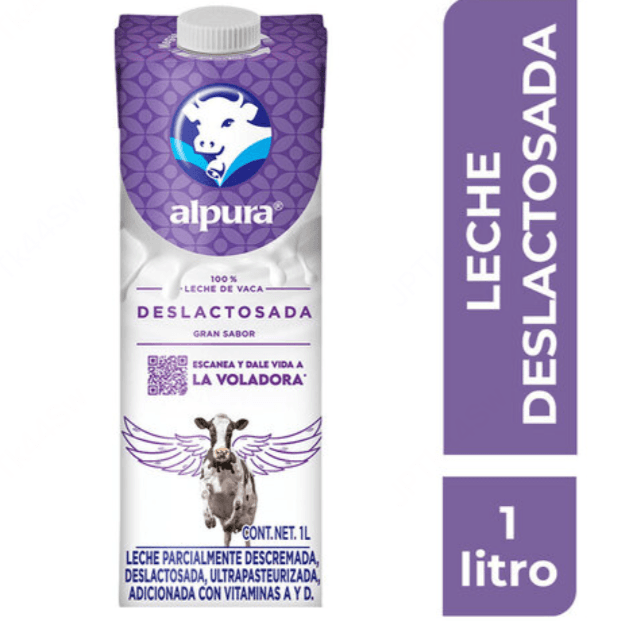 LECHE DESLACTOSADA ALPURA 1L