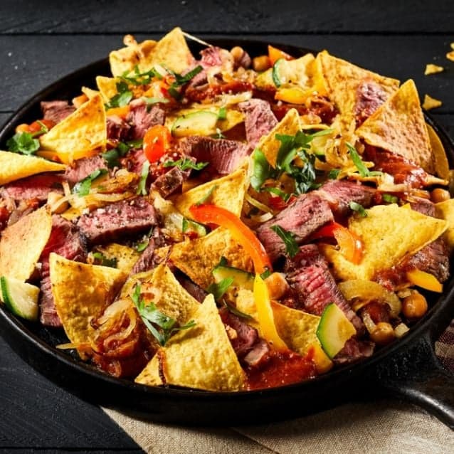 Nachos arrachera