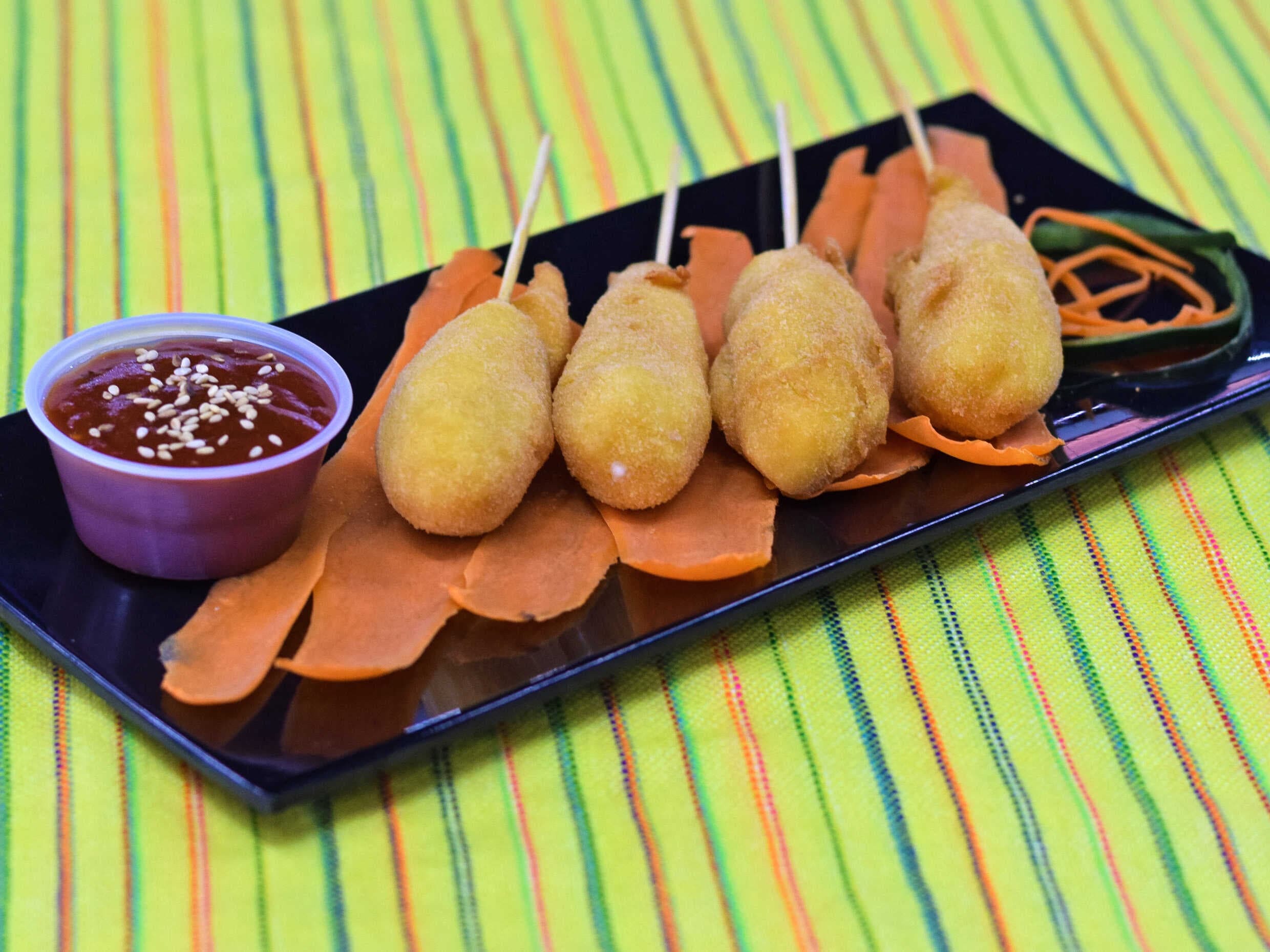 Kushiages de Camarón