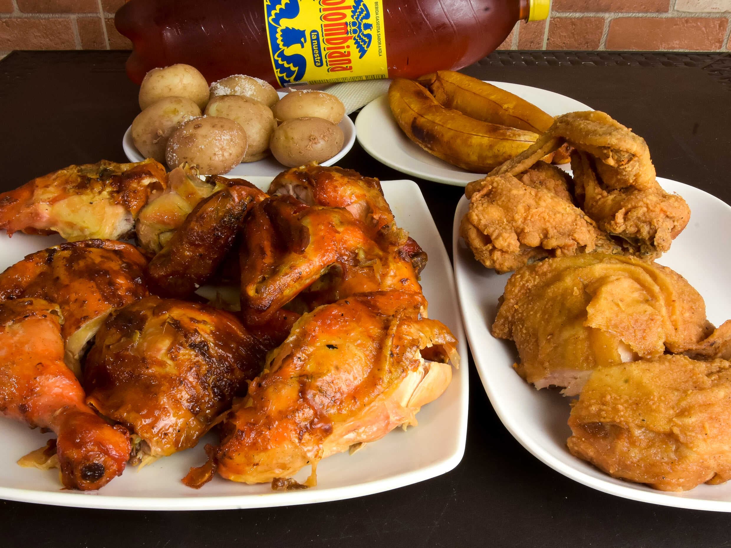 Combo-Súper Combo (1 pollo y 1/2+maduro+ gaseosa)
